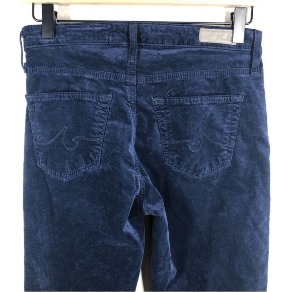 Anthropologie AG Adriano Goldschmied Stevie Ankle Slim Straight Velvet Jean 25 - Picture 6 of 7